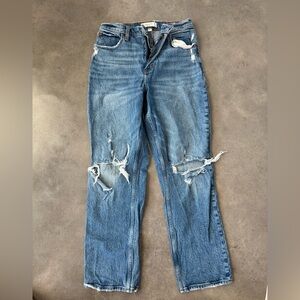 Abercrombie Distressed Blue Jeans
